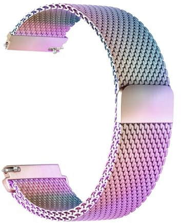 Milanaise Metall Armband für Garmin Venu 3 2/Forerunner 255 265/Vivoactive 4 Herren/Damen,Uhrenarmband 22mm Magnet Band für Samsung Galaxy Watch 3 45mm/Gear S3 Frontier,für Amazfit Balance/GTR 3 PRO