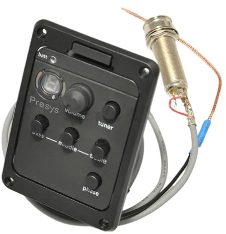 301 4-Band Akustikgitarren-Tonabnehmer Mit Tuner Mic Blend Preamp EQ Tuner Beat Board(101 Presys)