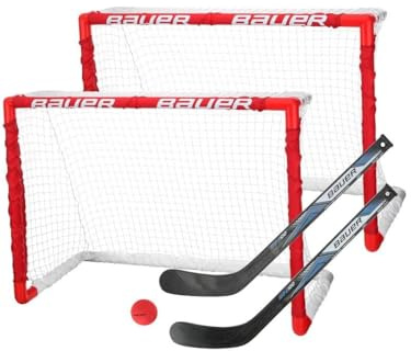 Bauer Mini Knee Hockey PVC Goal Set (2 Pack)
