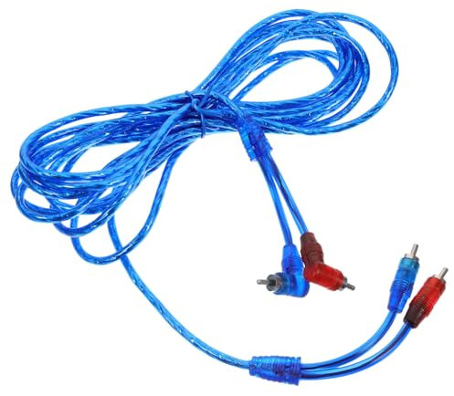 Cabilock 5m Cavo Audio Rca Rca Per Subwoofer Cavo Stereo Ausiliario Metri Connessione Affidabile Per Componenti Audio Auto