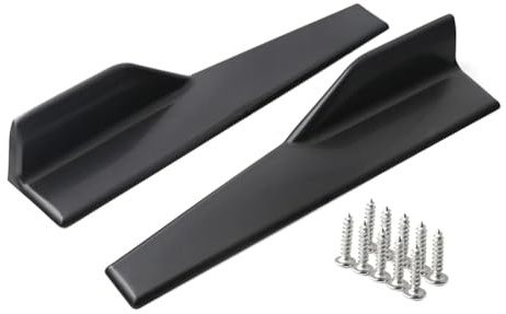 SNAHLPER Auto Seitenschweller für Benz CLA Shooting Brake (X117) 2015-2018, Rocker Splitter Winglet Wings, Universal Seitenschweller Abdeckungsverkleidung, mit 10 Schrauben,Black