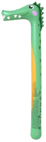 Inflatable Pool Noodles - Strong Buoyancy Floor, Interactive Water Game Stick, Portable Swimming Toy For Summer | Dinosaur Crocodile Mermaid Tail Design For Adults For Kids