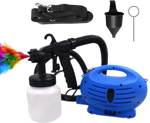 Besreey Pistole Elettriche per la Casa,Strumento di Spruzzo con 3 Motivi | Serbatoio 0.8 L Strumento di Ristrutturazione Domestica Applicazione su Mobili Casa Pareti Interne