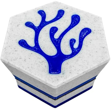 Printed Reef Scraper Buddy – Magnetic Aquarium Glass Cleaner for Fish Tanks (Reef-Safe Algae Scraper)