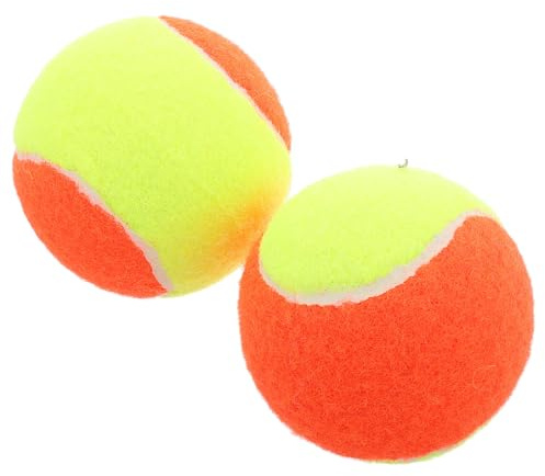 MUELODSIC Palline da Tennis Morbide Elastiche per 2,5 Pollici Set da 2 per Allenamento e Beach Tennis Sicure e Giocose, per Giochi all’Aperto al Coperto