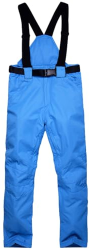 Vhersily Salopette da Neve da Uomo Pantaloni da Sci Impermeabili con Calda Imbottitura da Snowboard con Bretelle Regolabili Eleganti Comodi per Camminate Gym Jogging Running Allenamento Escursioni