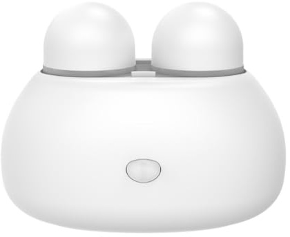 GALPADA Portable Electric Contact Lens Cleaner for Travel and Hiking, White Abs Material, Fast and Automatic Cleaning Machine with One AAA Battery (not Included) for Soft and Colored