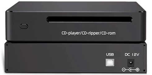 Extracteur De CD Portable, Numériseur Audio CD pour Vieux CD, Transcrit Et Produit Automatiquement des Fichiers WAV sans Perte, avec Carte TF 32 Go, pour Collection De Musique