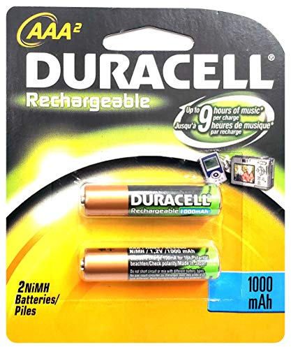 Pile rechargeable Duracell HR03 AAA- DC2400 - 1000 mAh
