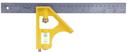 STANLEY 2-46-028 Combination Die Cast Square, 300mm/ 12''