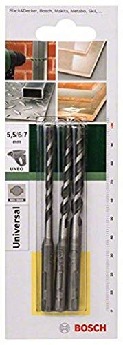Bosch DIY 3tlg. Mehrzweckbohrer-Set SDS-Quick