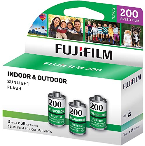 Fujifilm FUJICOLOR 200 Color Negativ-Film ISO 200 Fotofilm, 35 mm Größe, 36 Belichtung, ca-36