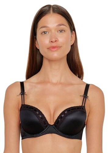 SUSA Dirndl Push Up BH 7432 mit Bügel & Häkelbändchen - Größe A-E - Dirndl-BH mit Push-Up-Schale & verstellbaren Trägern - Hochwertige Materialien - Bequem & elegant - Ökotex zertifiziert