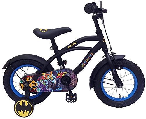 Batman Kinderfahrrad - Jungen - 12 Zoll - Schwarz