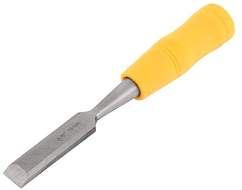 Aexit Madera Amarillo Plástico Redondo But Cincel (model: S5893IV-4066TX) 18.5cm de Largo