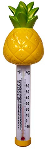 Game Pool Thermometer- Large Display, Easy to Read, Shatter Resistant Casing, for Outdoor and Indoor Swimming Pools, Spas, Hot tubs and Aquariums