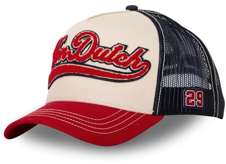 Von Dutch Baseball Cap Herren Damen Baseball Cap Verstellbar Snapback Baseball Cap Beige TU Size