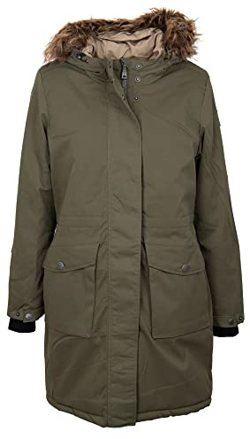 G.I.G.A. DX Parka con capucha para mujer Gw 24 Wmn Prk Casual, Mujer, Parka funcional informal con capucha, 37514-000, verde oliva, 38