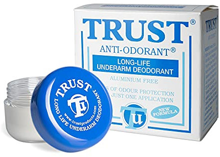 Trust Underarm Deodorant | Long-Lasting Odour Prevention | Effective for 3-6 days | Suitable for any Sports and Physical Activity | Aluminium Free & Contains Natural and Herbal Ingredients