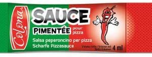 1000 DOSETTES SAUCE PIMENTEE POUR PIZZA COLONA 4 mL CHACUNE (1000x4mL) - YAMIZ DISTRIBUTION | Doses individuelles de sauce pimentée - pizzeria, kebab, snack, food truck, restauration rapide et vente à emporter
