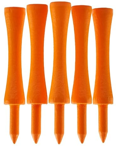 Castle Golf Tees aus Bambus, verschiedene Farben und Größen, umweltfreundliche und nachhaltige Golftees, 50 Stück