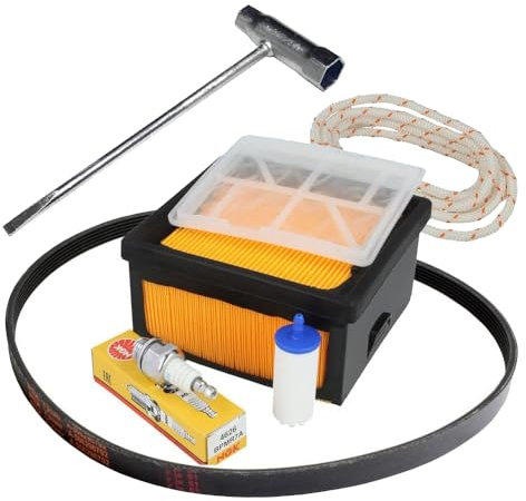 Service Kit Filter Spark Plug Rope Belt Spanner Fits Husqvarna K760 K770