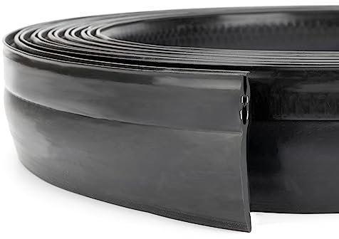 Qagea 018-546 RV Slide Out Clip Rubber Seal Weather Stripping with 2 Wiper is suitable for RV Camper Door Window Channel (35 Ft)