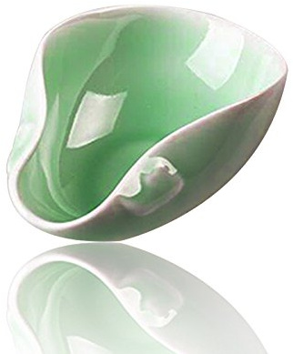 Qin Porcelain Cha He Tea Vessel-Coffee Beans Dosing Cup-Di Yao Plum Green Tea Accessory-Chinese Tea Scoop