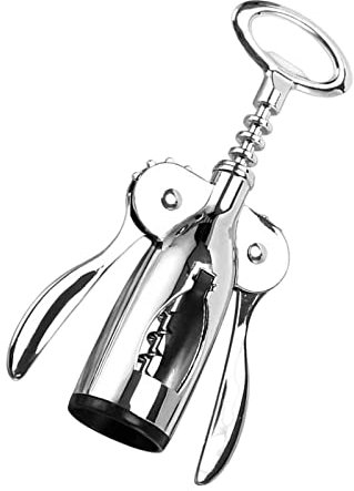 Zinc Alloy Sturdy Wing Corkscrew Wine Bottle Removing A Cork and Beer Bottle Hat 2 in 1 Bottle Opener/1354