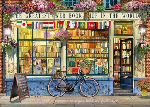 Ravensburger The Greatest Bookshop 1000 Piece Jigsaw Puzzles for Adults and Kids Age 12 Years Up