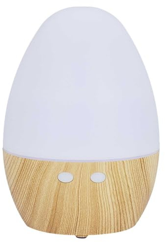 HOME DECO FACTORY Schreibtisch Computertisch Holz/Metall Industrial Schwarz | LED-Diffusor aus Kunststoff mit USB-Anschluss, 120 ml Fassungsvermögen, angenehme Duftatmosphäre, Wohn- oder Schlafzimmer