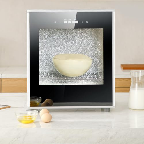 Macchina per la lievitazione dell'impasto elettrica da 40 litri,macchina per la fermentazione del pane allo yogurt e all'impasto da cucina,con controllo di umidità e temperatura
