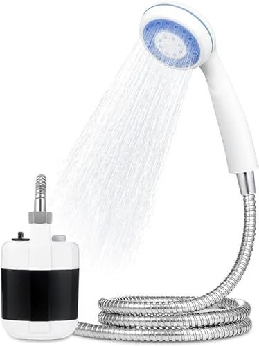 Frilla Doccia Esterna Portatile 2200 mAh, Doccia da Campeggio per Escursionismo, Zaino in Spalla, Viaggi, Spiaggia, Animali Domestici, Doccia Portatile da Campeggio | HYDROPORT