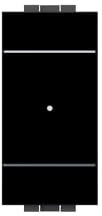 IXTRIMA Interruttore dimmer connesso Smart Zigbee/Tuya Wifi frutto modulo compatibile con supporti Bticino Living nero