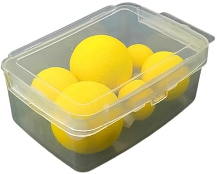 FACAIIO Angelpose für Fliegenfischen, EVA-Kugel, 17 mm/24 mm/32 mm, Schnellentriegelung, Forelle, Süßwasser, Salzwasser, Köderguss, 6 Stück