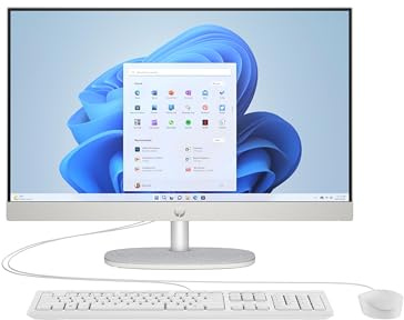 HP All-in-One 24-cr0242ng 23,8 FHD Touch, Core i3-N300, 8GB RAM, 256GB SSD, DOS, Wei?