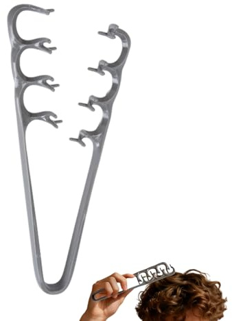 Peine Texturizador Hombre, Peine Pelo Rizado, Peines Texturizador Anchas, Herramienta Para Dar Volumen A Las Raíces, Accesorio De Estilizado Para Raíces Y Flequillo