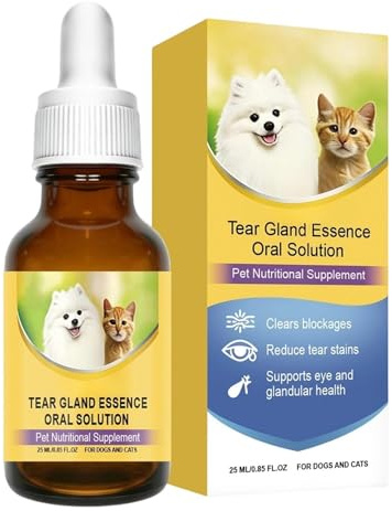 Générique Anti-Taches De Larmes pour Chiots Gouttes Apaisantes Douces 25 ML