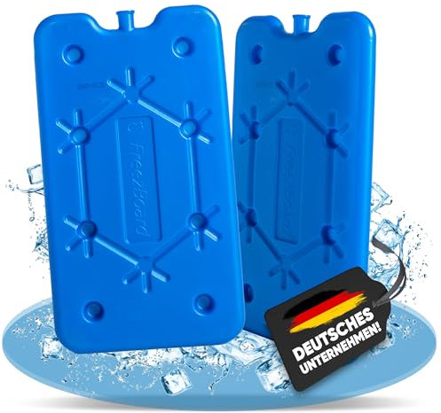 NEMT 2X Flacher Kühlakku 400 ml Kühlakkus 25x14x1,4cm Kühlelemente Kühltasche Kühlbox