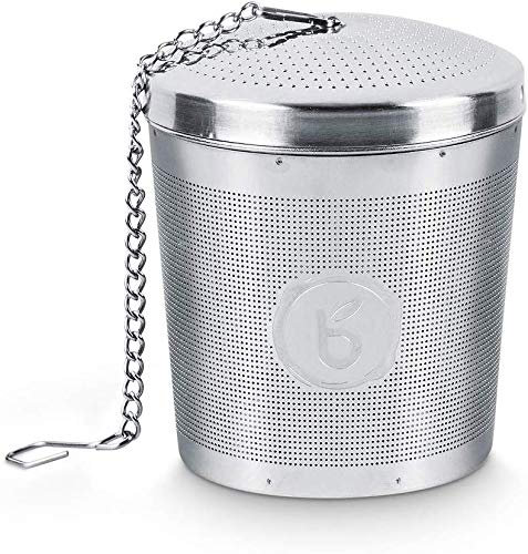 Buntfink Teainfuser Teeei aus Edelstahl I Teesieb für Teekanne - Teesieb für Tasse I Teefilter sehr fein für losen Teebeutel für losen Tee