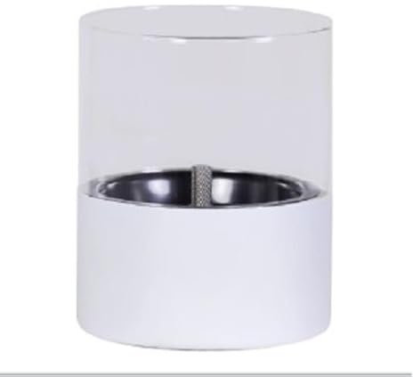 Tenderflame Lilly TR100/W - Fuoco da Tavolo, con Serbatoio da 250 ml, Durata di Circa 9 Ore, inodore