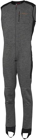 Scierra Isolierter Body Zinn - Grey Melange - Thermo Ondergoed - Maat XL