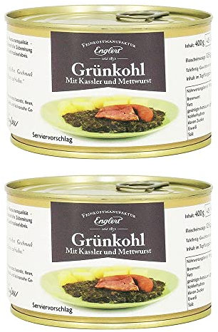 Englert | Grünkohl mit Kassler und Mettwurst | handwerklich hergestellt | 2 x 400g