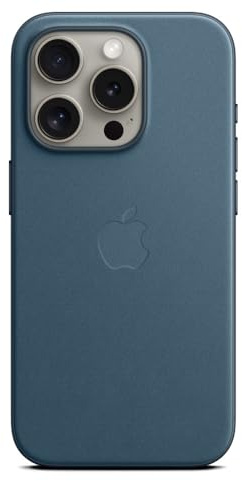 Apple Funda de Trenzado Fino con MagSafe para el iPhone 15 Pro - Azul pacífico ​​​​​​​