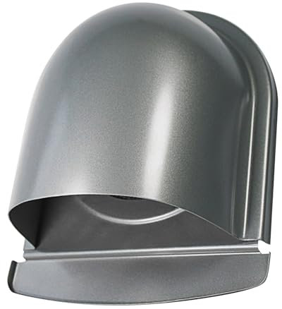 Rund Ventilationsgrill, Kåpa Av Rostfritt Stål Avgasrörsskydd, Väderbeständig Rund Ventilationsgrill Luftventil Torkhuva(100MM-U-formad)