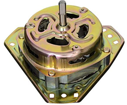 Motor de deshidratación de lavadora, motor de secado por centrifugado de fácil instalación, motor de secado semiautomático de lavadora de potencia fuerte con alambre de cobre puro (90W Fine Shaft)