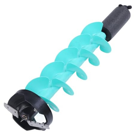 Tarière Électrique For Pêche Sur Glace, Tarière Flottante En Nylon Avec 2 Lames Et Dispositif De Localisation, Diamètre Rotatif De 6 Pouces