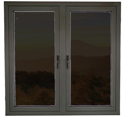 Vinilos para Ventanas Opaco 100 x 200 cm Anti UV Anti Calor Protege del Sol Película de Ventana Blackout Vinilos para Ventanas para Hogar Oficina Tienda, Negro