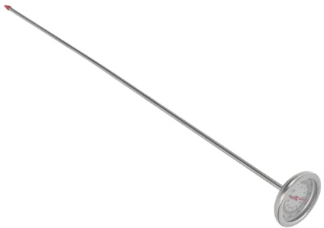 YOSADIER Kompostthermometer mit Langer Sonde aus Edelstahl und Glas Bodenthermometer Schnelle Reaktionszeit für Komposterde im Garten