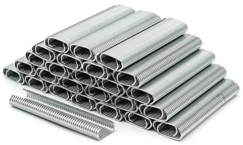iherdsman Lot de 2500 Clous de Type M en Acier Galvanisé pour Cages D'Animaux Domestiques, Clôtures en Maille (Clous M Uniquement)